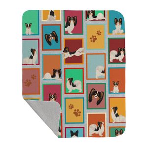 Suave ligero 50x60 Tricolor Papillon manta acolchada patrón de ilustraciones cama sofá tiro lotes manta para mascotas y mantas - Product Image 1