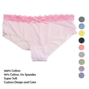 Lot de 4 culottes hipster en coton modal ultra-doux pour femmes, taille basse, multicolores, tricotées, disponibles en XL et 2XL - Product Image 2