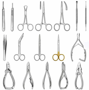 Juego de 17 instrumentos quirúrgicos de podología, calidad alemana, acero inoxidable, kit de instrumentos médicos para el cuidado de los pies, aprobado por CE e ISO. - Product Image 6