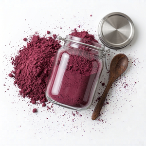 Poudre botanique de feuilles et de fleurs d'hibiscus pour produits de soins personnels à base de plantes personnalisés (coloration capillaire) - Product Image 1