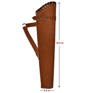 Alfiletero de Cuero Genuino de Alta Calidad Hecho a Medida para Tiro con Arco, Venta al por Mayor Directo de Fábrica - Product Image 1