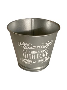 Pot de fleurs en fer fait main au style contemporain pour la décoration moderne de la maison, du jardin et du bureau - Product Image 6
