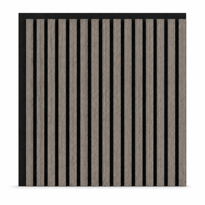 Panneau acoustique minimaliste en MDF avec isolation phonique pour la décoration murale de bureau à domicile, panneau mural en bois - Product Image 1