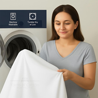 Draps de lit en coton réutilisables et lavables pour les cliniques et les hôpitaux, certifiés CE, séchage rapide, respirants, draps de lit d'hôpital