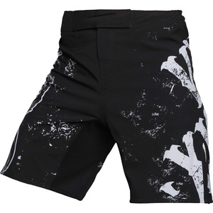 Pantalones Cortos de MMA Unisex Hechos a Medida, Sublimación OEM, Impresión Completa, Artes Marciales, Poliéster, Secado Rápido, Venta al Por Mayor de Fábrica, Largo hasta la Rodilla, Cintura Media - Product Image 2