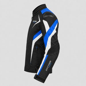 Chaqueta de Motocicleta de Manga Larga para Hombre Oxytage, Color Negro, Azul y Blanco, Estilo Deportivo Transpirable, para Adultos, Todas las Temporadas, Venta al por Mayor - Product Image 6