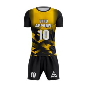 Service OEM, uniformes de football personnalisés, 100% polyester, séchage rapide, respirant, léger, vêtements d'entraînement, nouveau design, prix bas, en vente - Product Image 6