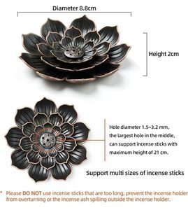 Brûleur d'encens Lotus fait main, support aromatique, utilisation toute saison - Product Image 5