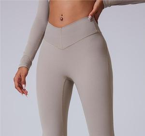 Women Flared <b>Leggings</b> <b>High</b> <b>Waist</b> Stretch <b>Flare</b> Yoga Workout Pants for Women Fitness Gym Exercise Training Activewear - Product Image 3