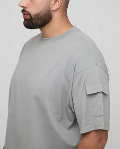 Nuevo conjunto de 2 piezas para hombre, 100% algodón, lavado ácido, logotipo personalizado impreso en DTF, transpirable, camiseta y pantalones cortos para hombre, llegada en 2026 - Product Image 3