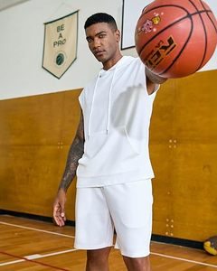 Premium Custom Hoodie Shorts Set for Men and Women Summer Cotton Fleece <b>Tracksuit</b> Casual Streetwear - Product Image 5