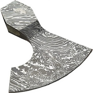 Hacha Jexmoo DIY de Acero de Damasco con Patrón Trenzado, Hecha a Mano, de Calidad Premium, con Funda de Cuero, Regalo para Papá, para Actividades al Aire Libre - Product Image 4