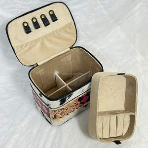 Nuevo Estuche de Joyería Personalizado Hecho a Mano en Cuero Genuino de Vaca, Organizador de Viaje Estilo Western para Collares y Pendientes - Product Image 6