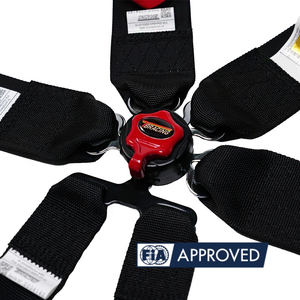 Arnés de Seguridad Profesional para Automovilismo, FIA 8853-2016, 6 Puntos, Cierre de Aluminio, Marca Personalizada TBRACING, Fabricante OEM con Certificación ISO 9001 - Product Image 3