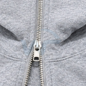 Sweat à capuche entièrement zippé de haute qualité, 100 % coton, coupe classique, molleton doux, poche avant, service de fabrication sur mesure pour l'hiver - Product Image 5