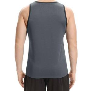 Best Selling 2025 Summer High Quality Custom Plain <b>Black</b> Printing Men's Tank <b>Top</b> Wholesale Price Tank <b>Top</b> - Product Image 4