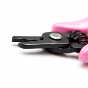 Pince coupante à logo personnalisé pour extensions capillaires à la kératine avec ressort d'ouverture pour micro-anneaux et nano-anneaux - Product Image 3