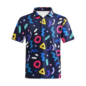 Camiseta Polo de Manga Corta para Hombre, Verano, al por Mayor, Transpirable, Informal, de Poliéster y Algodón, Tejida, Estampada, Tallas Grandes, Lisa - Product Image 6