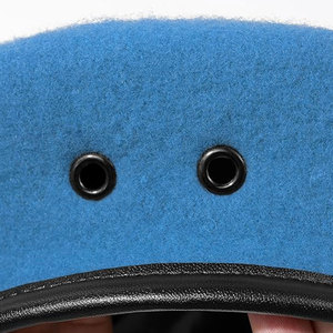 Classic Winter Outdoor Parade Headwear Styled As Ceremonial <b>Beret</b> for Honor Guard Functions and Dress Uniform Collection - Product Image 4