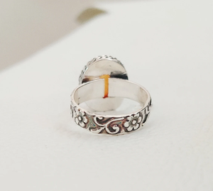 Carnelian Gemstone <b>Ring</b> 925 Silver Handmade <b>Statement</b> <b>Ring</b> for Women handmade Silver jewelry - Product Image 6