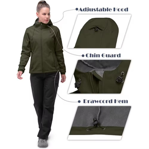 Chaqueta Térmica de Invierno para Mujer a Precio Económico, Chaqueta Softshell con Calefacción para Exteriores, Abrigo Térmico Impermeable al por Mayor - Product Image 3