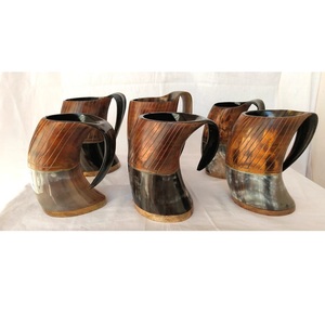 Top Quality Rustic Horn <b>Mug</b> for Camping Outdoor Drinking Cup Lightweight Durable Travel <b>Mug</b> Available for Wholesale Supply - Product Image 1