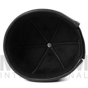 Leather <b>Cap</b> for Unisex Custom <b>Vintage</b> Baseball Hat Waterproof Embossed Finish for Casual Sports Travel Outdoor Winter Activities - Product Image 3