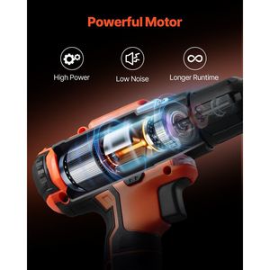 Kit Combo 2 Utensili Cordless 12V Max: Trapano Compatto 3/8 e Avvitatore a Impulsi 1/4 - Product Image 4