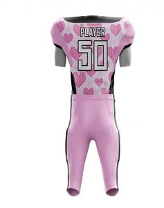 Uniformes de Fútbol Americano Sublimados Totalmente Personalizados para Equipos, Tallas Personalizadas, Cómodos, Alta Calidad, Precio Razonable - Product Image 3