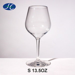 Copas de Vino Tinto Acrílicas AC de 301-400 ml, Nuevas en Bolsa de PP, Estilo Clásico, Aptas para Lavavajillas, para Beber Directamente, de Alta Calidad, para Fiestas - Product Image 1