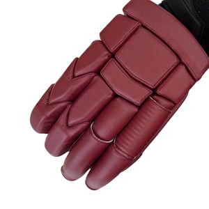 Gants de cricket en cuir synthétique de qualité supérieure pour droitiers et gauchers, protection intégrée contre les chocs, sangle Velcro réglable, adhérence accrue - Product Image 4