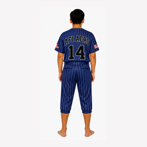 Vêtements de hockey sur glace AFI AERO pour hommes, 100% polyester, rayé, manches courtes, pull-over, logo personnalisé, 14, respirant, adulte, imprimé, hiver - Product Image 4