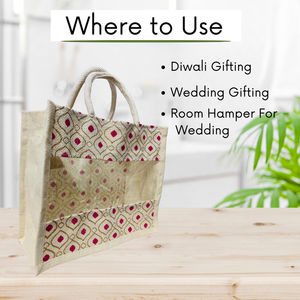 Sac de rangement en jute durable pour une utilisation polyvalente dans les étagères du placard et l'organisation de la buanderie - Product Image 6