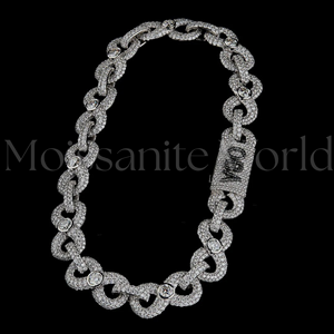 Cadena Cubana de Moissanita de Alta Demanda con Brillo Intenso, Collar Hip Hop para Hombre, Disponible a un Precio Competitivo - Product Image 3
