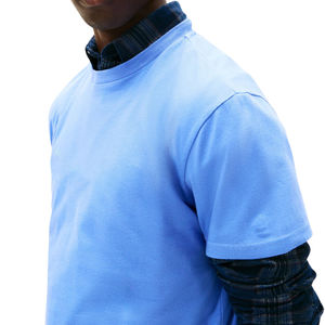 เสื้อยืดโอเวอร์ไซส์คุณภาพสูงสำหรับผู้ชาย ผ้าฝ้าย 100% ระบายอากาศได้ดี น้ำหนัก 180 กรัม  ขนาดใหญ่พิเศษ  ปักลายตามสั่ง พิมพ์ลาย  ถักทออย่างดี - Product Image 2