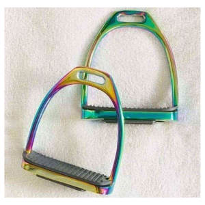 Estribos de Alta Calidad Estilo Occidental para Caballos, Equipo de Equitación Seguro, Duradero, de Acero Inoxidable y Plástico, Color Personalizable - Product Image 4