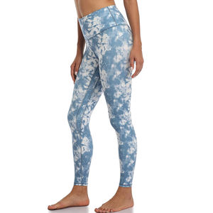 Leggings de sport et yoga taille haute respirants et antibactériens en polyester doux pour femmes – Vente en gros personnalisée - Product Image 4