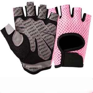 Breathable <b>Half</b> Finger Fitness Gloves Non <b>Slip</b> Grip Workout Training Cycling Gym Gloves Unisex Summer Sports Use training gloves - Product Image 6