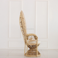 Prix spécial contemporain en osier rotin paon chaise Villa parc balcon salon jardin mobilier d'extérieur salon appartement
