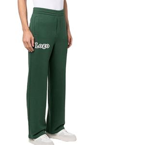 Ropa de calle de calidad superior para hombres americanos, pantalones de chándal holgados, patrón recto para deportes, lavado ácido, pantalones de chándal Acampanados para hombres - Product Image 6