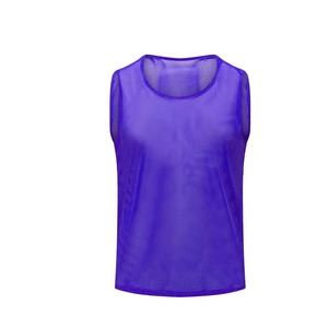 Unisex <b>Neon</b> <b>Green</b> Sleeveless Soccer Jersey Mesh Polyester Regular Fit Neck Solid Color Tank <b>Top</b> All Seasons Custom Team Name - Product Image 3
