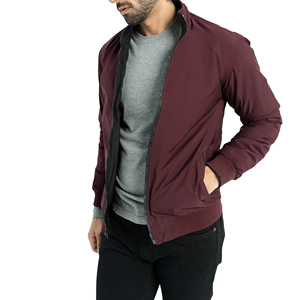 Nouveau style, veste bomber slim fit pour homme en toile de haute qualité avec logo personnalisé, logo personnalisé sur le devant, respirante, style streetwear, OEM - Product Image 1