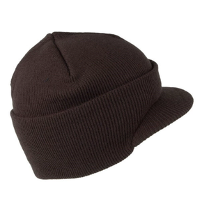 Acrylic Knitted Warm Sports Ski Beanie <b>Cap</b> with Visor Brim Digital Printing Unisex <b>Men</b> Women Thermal Winter Travel Hat - Product Image 4