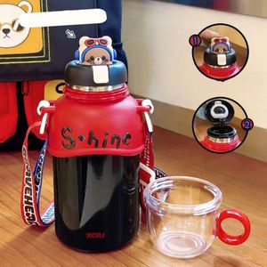 Vaso Aislado Portátil de 500 ml para Niños, con Diseño de Dibujos Animados, de Acero Inoxidable 304, Resistente a Roturas - Product Image 3