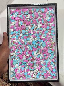 Pierre précieuse en vrac de qualité supérieure AAA, couleur turquoise bonbon, pour la fabrication de bijoux, tailles personnalisables - Product Image 4