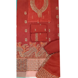 Traje Bordado de Algodón Premium para Mujer, Conjunto Tradicional Pakistaní de 3 Piezas, Cómodo para el Verano, para Fiestas, Talla M - Product Image 2