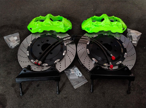 Kit d'étriers de frein surdimensionnés GT6 6 pistons avec plaquettes de course pour système automobile Rising Auto F7 Marvel R R7 <span class=keywords><strong>ER6</strong></span> - Product Image 5