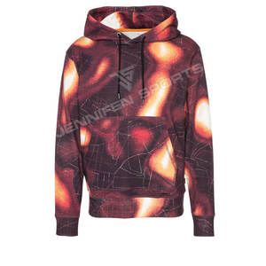 Sudadera con capucha personalizada para hombre, teñida, 100% algodón, con cordón, de color liso, de peso pesado, estilo oversize, para invierno, estilo urbano. - Product Image 1