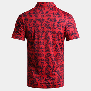 เสื้อโปโลผู้ชายคุณภาพสูงสำหรับฤดูร้อน แขนสั้น ผ้าถักเนื้อแน่น ยับยาก เหมาะสำหรับงานซับลิเมชั่น - Product Image 2