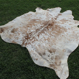 Alfombra de piel de vaca suave, auténtica piel de vaca, tapete de cuero para sala de estar, dormitorio, decoración interior rústica - Product Image 2